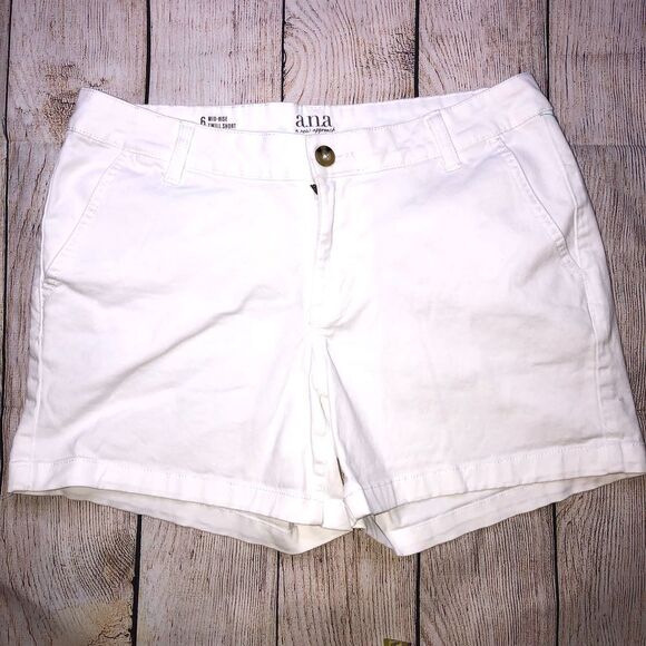 NWOT womens size 6 ana mid rise twill shorts - Picture 1 of 5